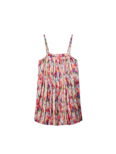 Off-white Kids' Watercolor Bookish Dress In Pink