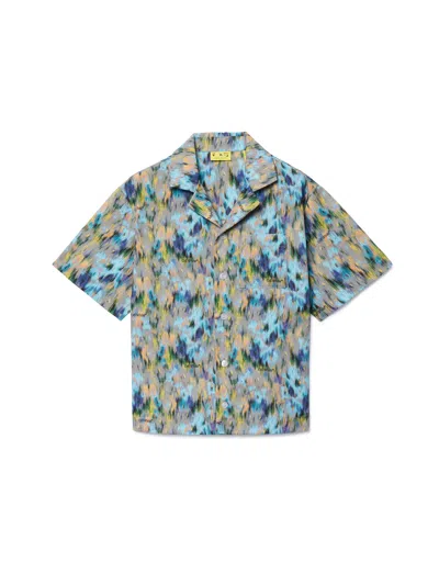 Off-white Watercolor Shirt In Blue
