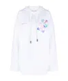 Off-white Watercolour Arrows Hoodie In White