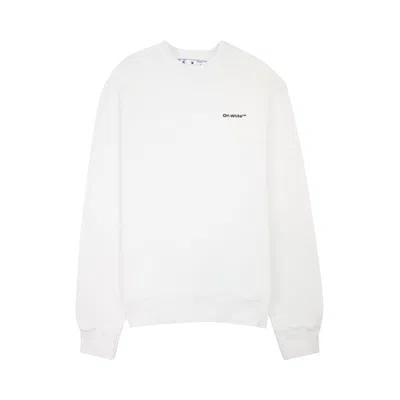 Pre-owned Off-white Wave Diag Sweatshirt 'white'