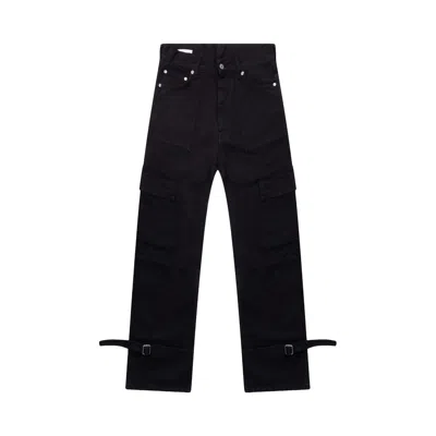 Pre-owned Off-white Wave Off Canvas Cargo Pant 'black'