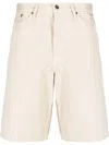 Off-white Wave Off Cotton Canvas Utility Shorts