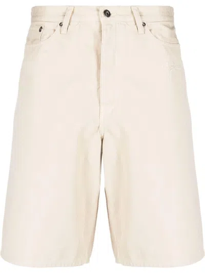 OFF-WHITE OFF-WHITE WAVE OFF CANVAS UTILITY SHORT