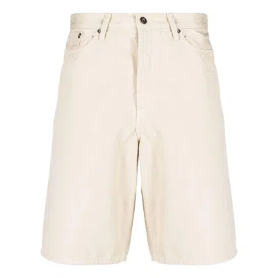 Off-white Wave Off Canvas Utility Shorts 'beige' In Neutral