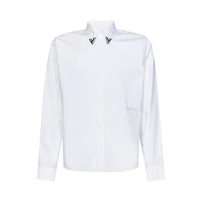 Pre-owned Off-white Wave Off Slim Fit Shirt 'white' | Men's Size S
