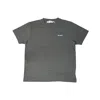 Off-white Wave Outline Diag T-shirt Grey In M