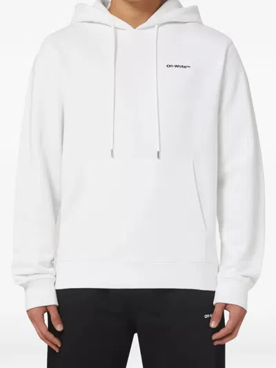 Off-white Wave Outline Hoodie In Gray