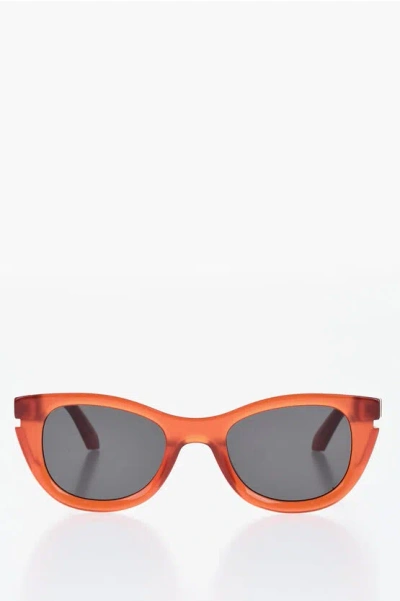 Off-white Wayfarer Framed Boulder Sunglasses In Brown