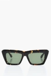 Off-white Wayfarer Hampton Sunglasses With Tortoiseshell Frame In Black