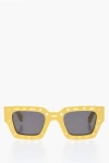 Off-white Wayfarer Mercer Sunglasses With Perforated Frame
