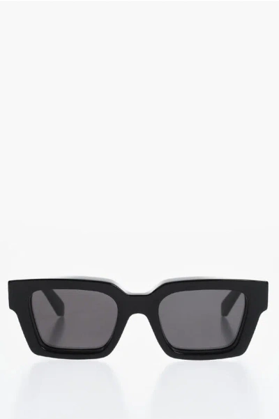 Off-white Wayfarer Virgil Sunglasses With Arrow Rods In Black