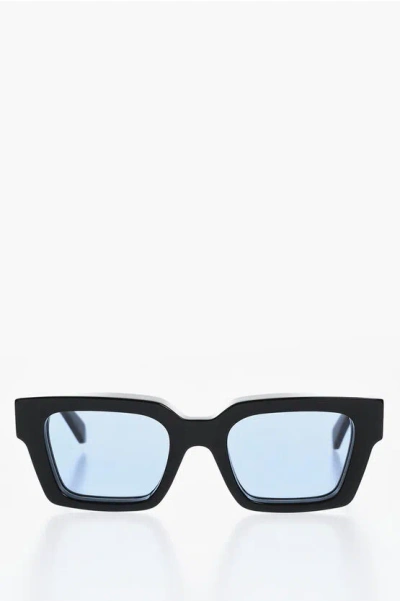 Off-white Wayfarer Virgil Sunglasses With Arrow Rods In Black