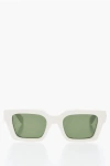Off-white Wayfarer Virgil Sunglasses With Arrow Rods In Green