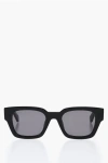 Off-white Wayfarer Zurich Sunglasses With Logoed Rods In Brown