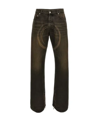 OFF-WHITE OFF-WHITE RELAX ROUND STRAIGHT LEG JEANS