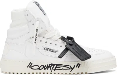 OFF-WHITE WHITE 3.0 OFF COURT 'COURTESY' SNEAKERS