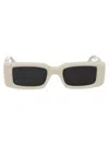 Off-white White Acetate  Sunglasses In Neutral