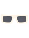 Off-white White Acetate  Sunglasses In Neutral