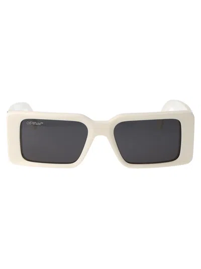 Off-white White Acetate  Sunglasses In Neutral