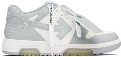 Off-white White & Gray Out Of Office Sneakers