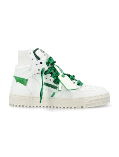Off-white 3.0 Off Court High Top Sneakers In Green