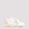 OFF-WHITE WHITE AND PINK OUT OF OFFICE SNEAKERS