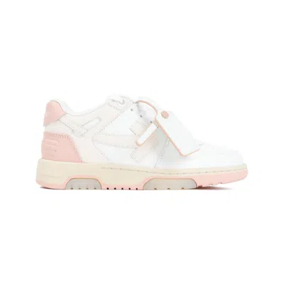 Off-white White And Pink Out Of Office Sneakers In Neutrals