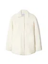 Off-white White Arrow Padded Overshirt In White