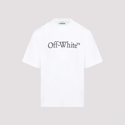 OFF-WHITE WHITE BIG BOOKISH SKATE T-SHIRT