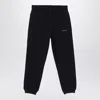 Off-white Black Jogging Trousers With Logo In Black