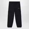 Off-white Black Jogging Trousers With Logo In Black