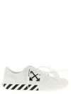 Off-white Low-top Sneakers With Graphic Arrow Detailing In White
