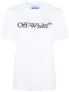 Off-white Big Logo Bookish Crop Tee In White