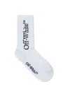 Off-white White Bookish Mid Socks In White