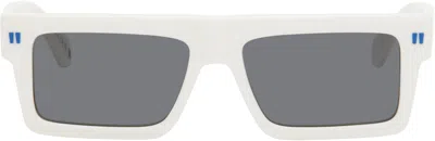 Off-white Oeri13z Chandler Sunglasses Sunglasses In White Dark Grey