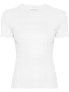 Off-white Off Stamp Short-sleeved Crewneck T-shirt In White