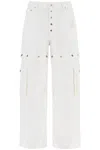 Off-white Off White Men Super Baggy Trouswer With '90s Logo In White