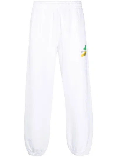 Off-white White Cotton Joggers