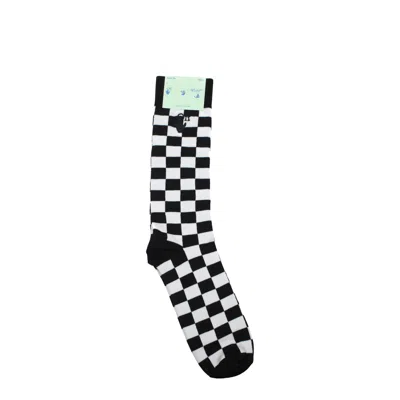 Off-white White Cotton Socks In Multi