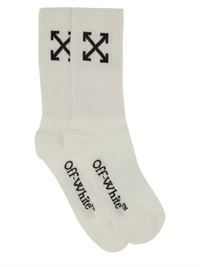 Off-white White Cotton Socks