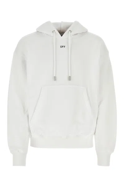 Off-white White Cotton Sweatshirt