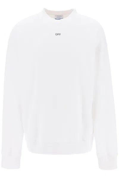 Off-white White Cotton Sweatshirt