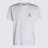 Off-white Graphic Print Crew Neck Short Sleeve Top In White