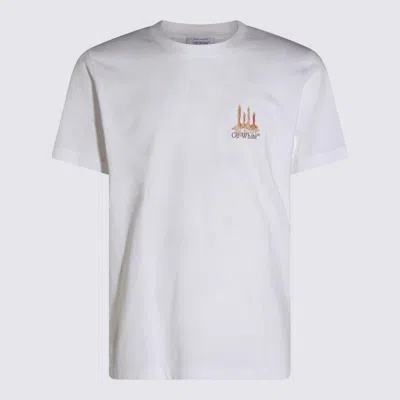 OFF-WHITE WHITE COTTON T-SHIRT