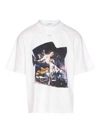 Off-white White Cotton T-shirt