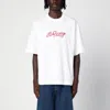 Off-white White Cotton T-shirt With Logo In White