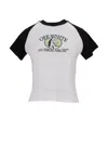 Off-white White Crewneck Printed T-shirt