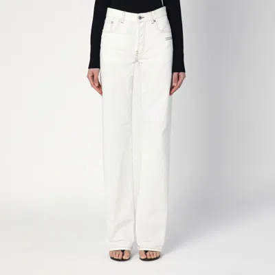 OFF-WHITE WHITE DENIM JEANS