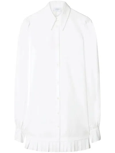 Off-white Off White White Dress Owdg008 S24 Fab001 Woman White Dress In Cream