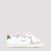 OFF-WHITE WHITE GREEN 5.0 LEATHER SNEAKERS